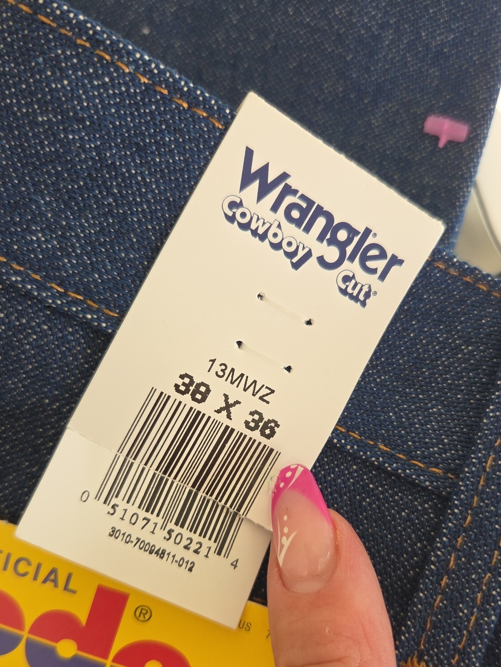 Wrangler Cowboy Cut 13MWZ Original Fit Jeans 38 X 36